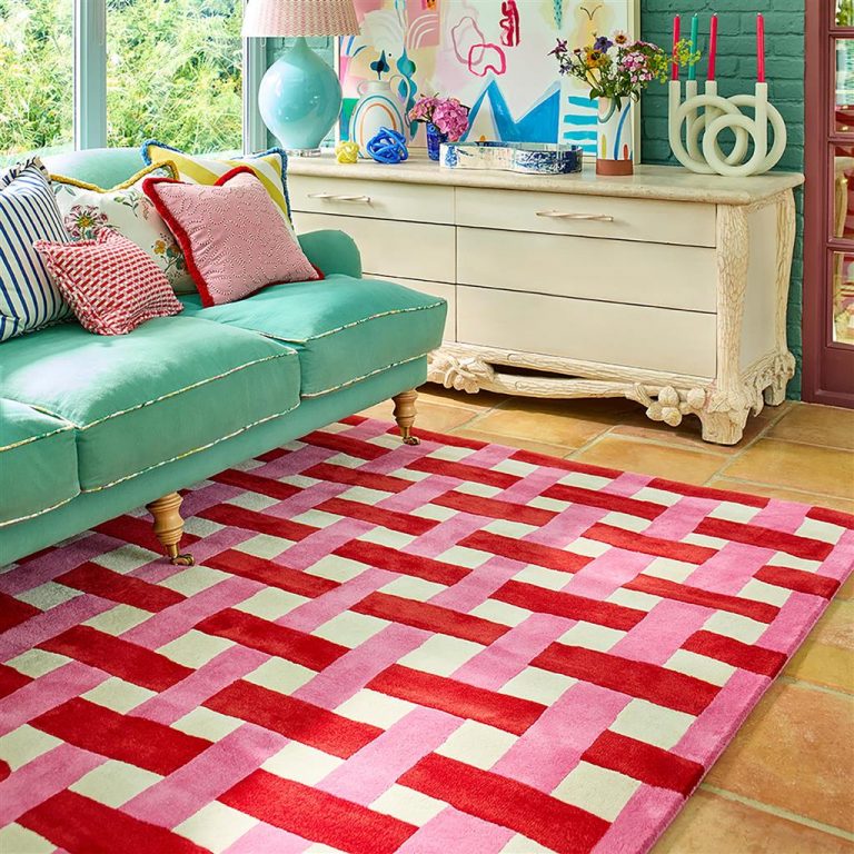 Ковёр Basket weave Coral/Rose 144102 — Harlequin