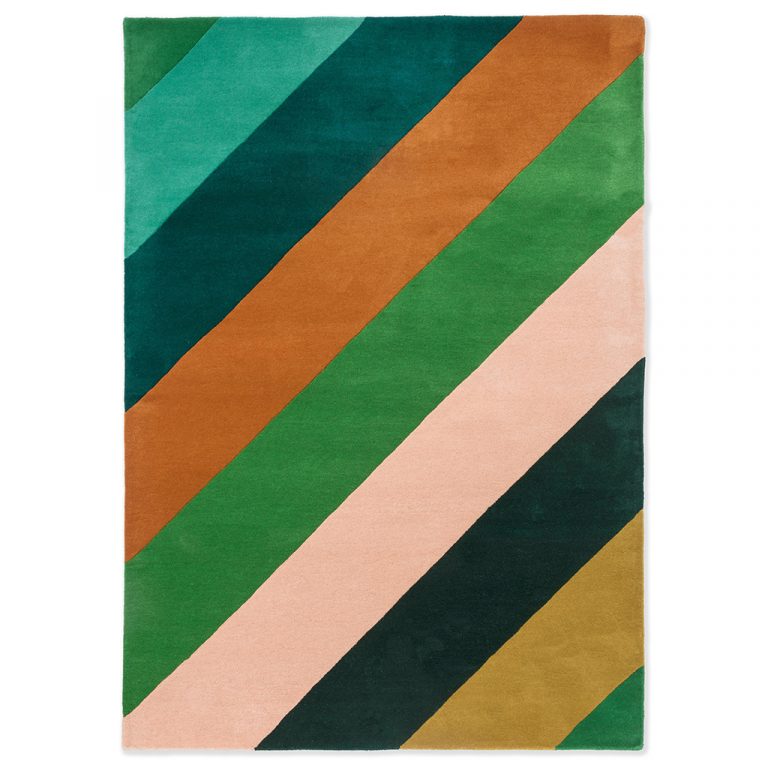 Ковёр Sherbet Stripe Emerald/Amber 144417 — Harlequin