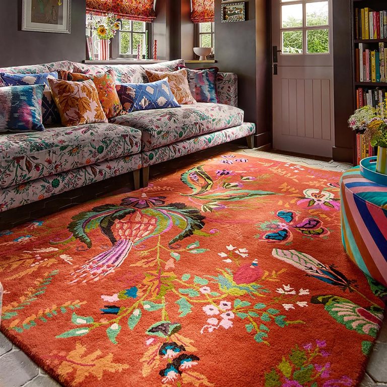 Ковёр Wonderland floral Amber/Lapis 144713 — Harlequin