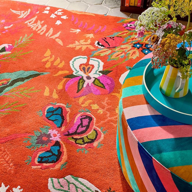 Ковёр Wonderland floral Amber/Lapis 144713 — Harlequin