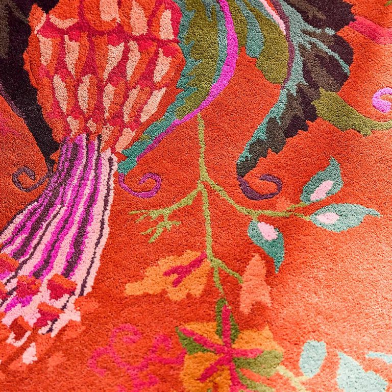 Ковёр Wonderland floral Amber/Lapis 144713 — Harlequin