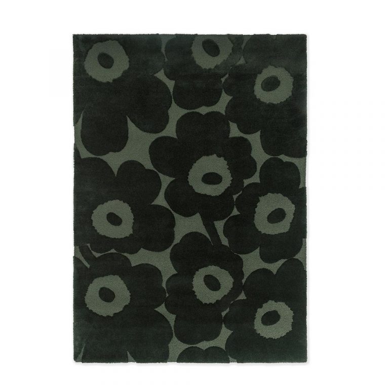 Ковёр Unikko Dark green 132207 — Marimekko