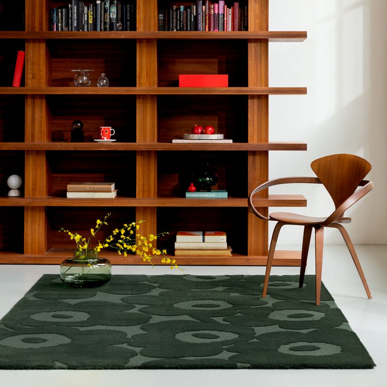 Ковёр Unikko Dark green 132207 — Marimekko