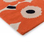Ковёр Unikko Orange red 132403 — Marimekko