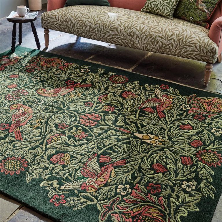 Ковёр Bird Thump Green 128307 — Morris & Co