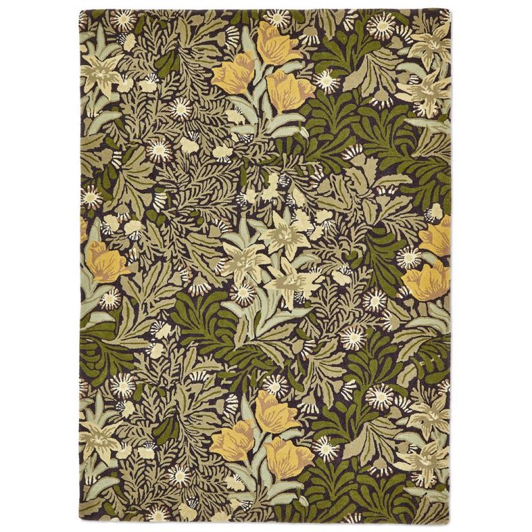 Ковёр Bower Twining vine green 128207 — Morris & Co