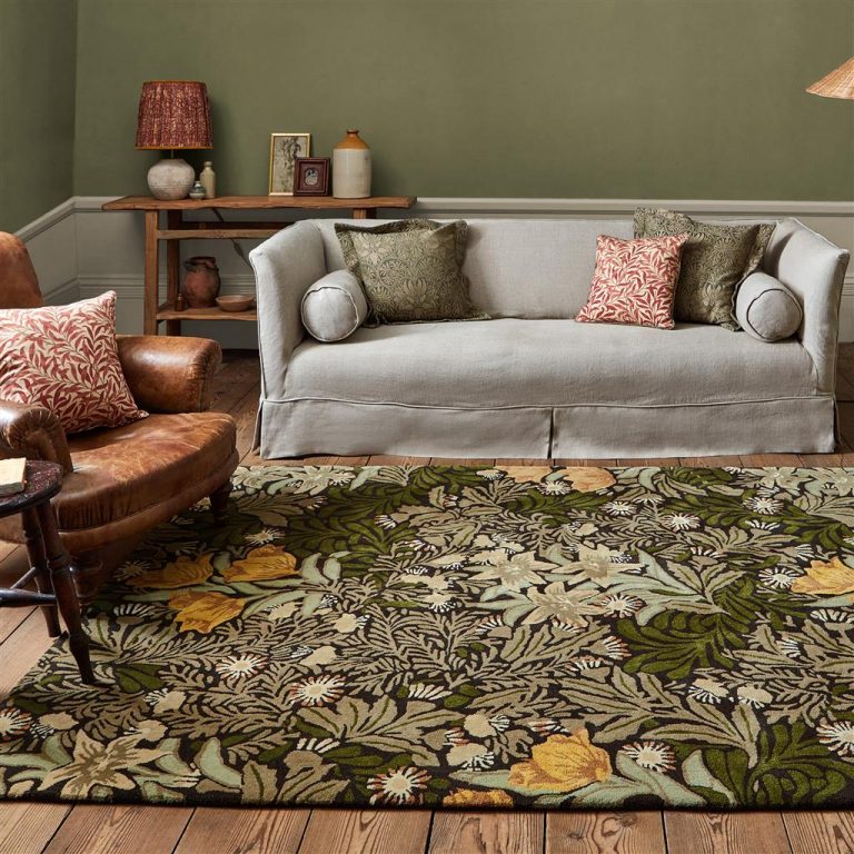 Ковёр Bower Twining vine green 128207 — Morris & Co