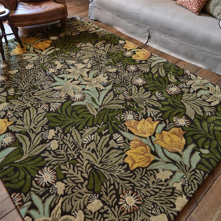 Ковёр Bower Twining vine green 128207 — Morris & Co