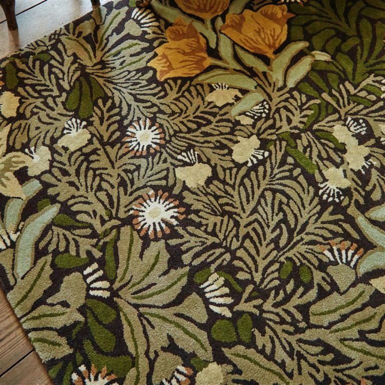 Ковёр Bower Twining vine green 128207 — Morris & Co