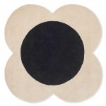 Ковёр Flower Spot Ecru/black 158409 — Orla Kiely
