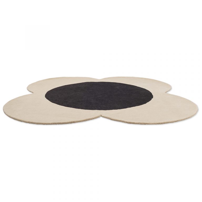 Ковёр Flower Spot Ecru/black 158409 — Orla Kiely