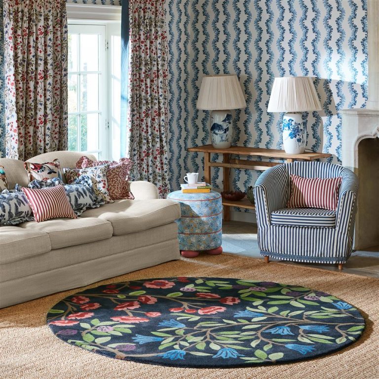 Ковёр Foraging Indigo 146618 — Sanderson