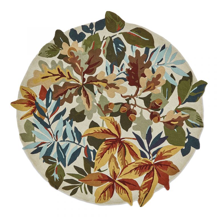Ковёр Robin’s Wood Russet Brown 146501 round — Sanderson