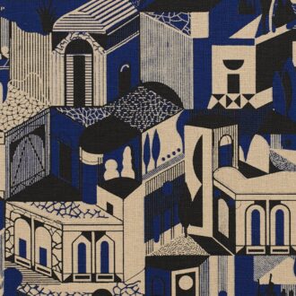 Обои - Dedar - Altronde Wall blu notte - 02D2100900003