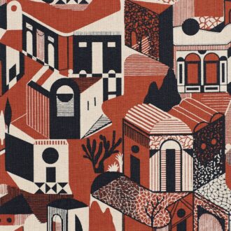 Обои - Dedar - Altronde Wall terracotta - 02D2100900004