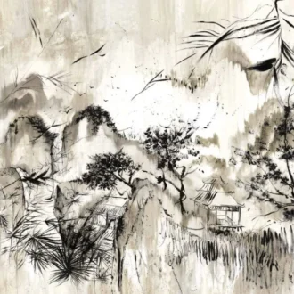 Обои - Pierre Frey - 
MAGIE JAPONAISE Naturel - FP615001