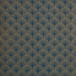 Обои - Casamance - Nereides Bleu roi/doré - 76651630