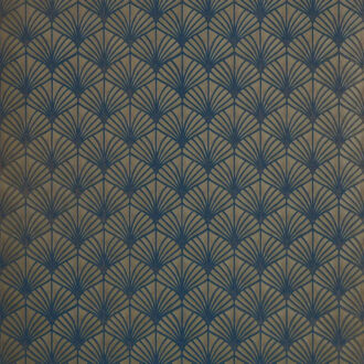 Обои - Casamance - Nereides Bleu roi/doré - 76651630