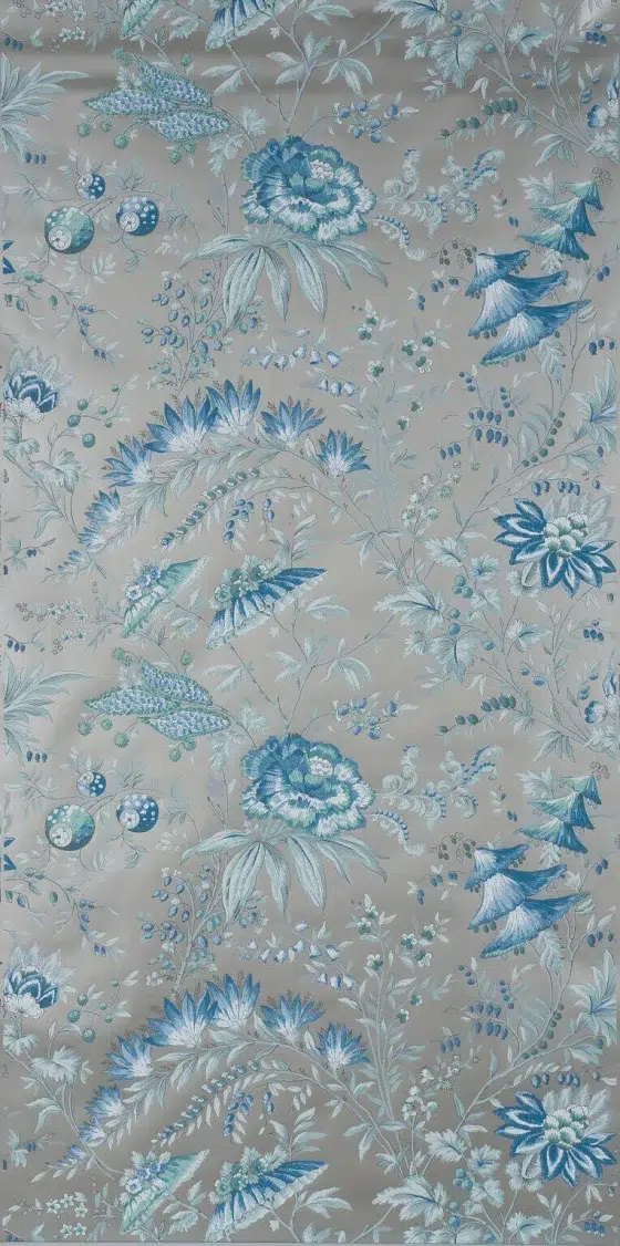 Обои — Boussac — WALLPAPER TARANTELLE Platinum Blue — W4697004
