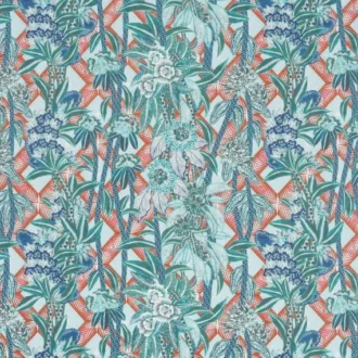 Обои - Pierre Frey - 
SWAHILI PETIT Turquoise - FP539004