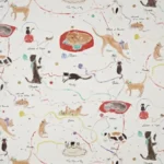 Обои - Pierre Frey - 
LES PETITS CHATS DE COLETTE Multicolore - FP807001