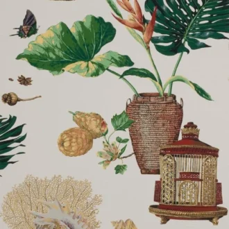 Обои - Boussac - 
WALLPAPER JAMAICA Cream - W4928001