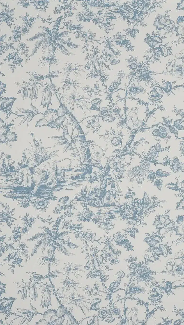 Обои — Boussac — WALLPAPER OSCAR Blue — W4982003