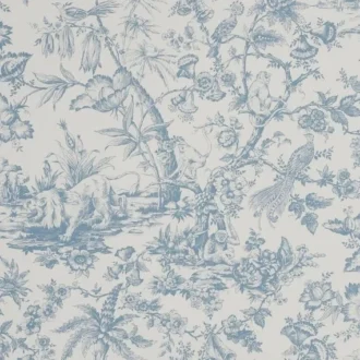 Обои - Boussac - 
WALLPAPER OSCAR Blue - W4982003