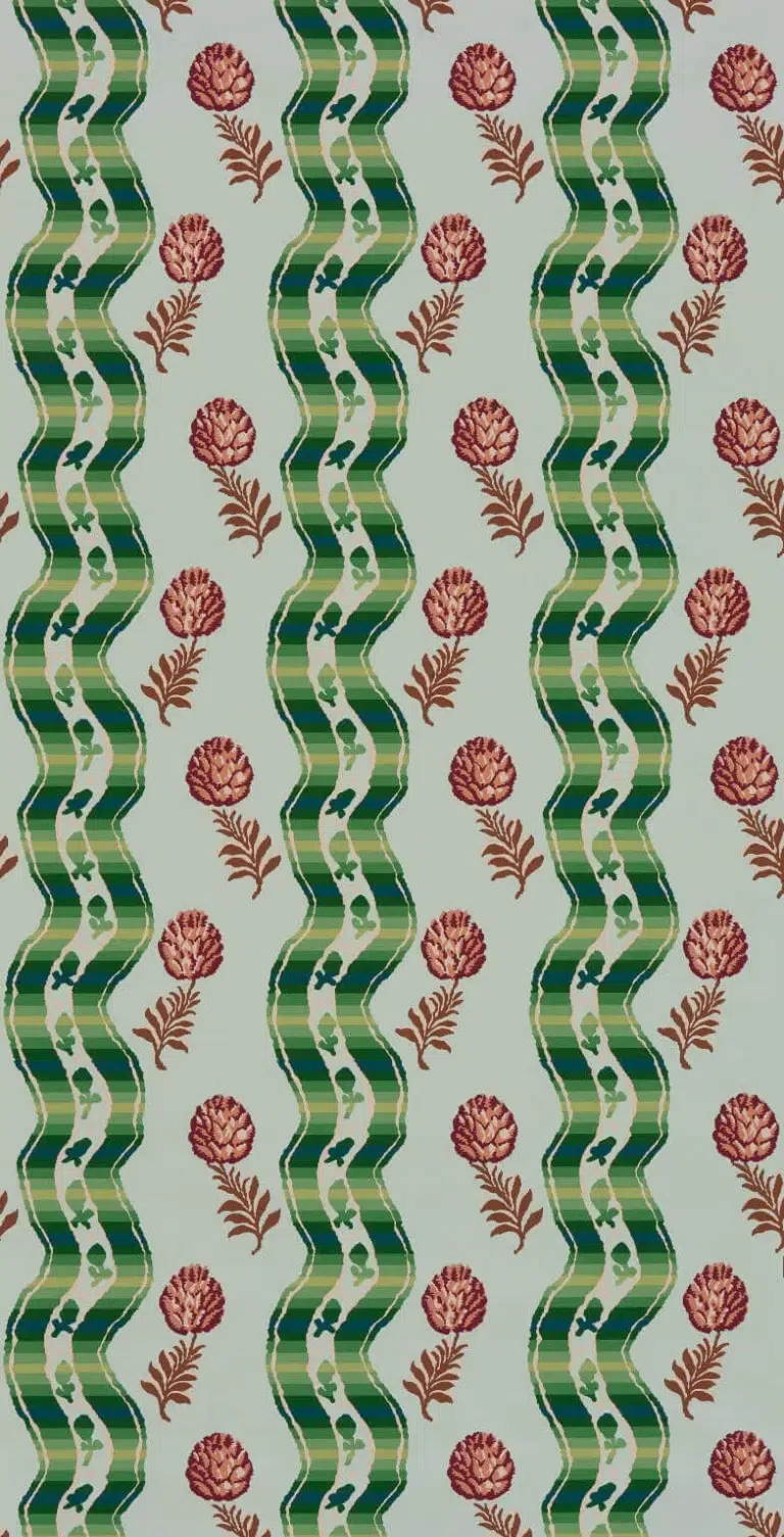 Обои — Le manach — POMMES DE PIN Celadon — LP107004