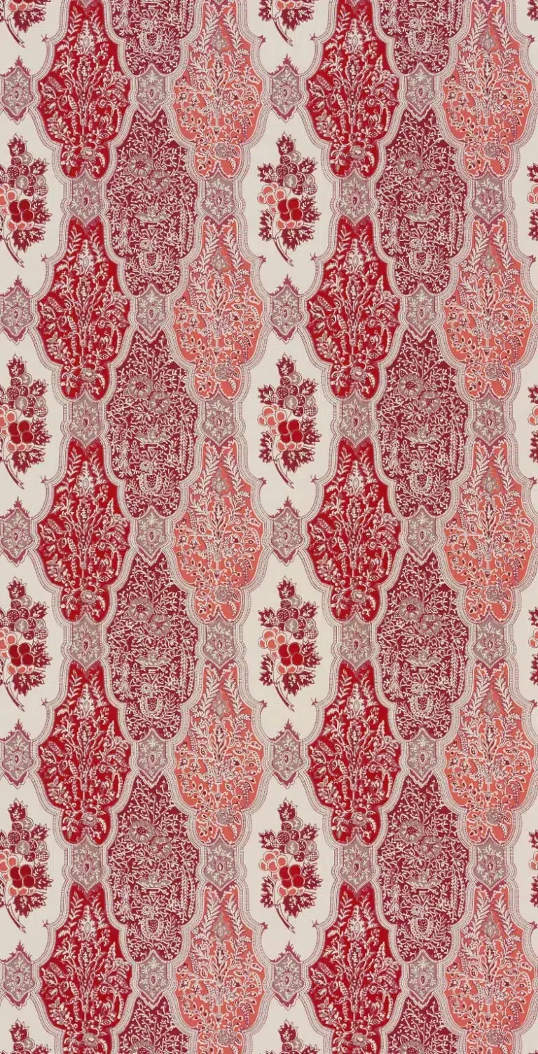Обои — Le manach — BATIK RAISIN Pivoine — LP105001