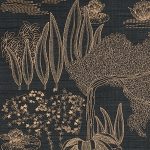 Обои — Casamance — Hasu Noir cuivre — CAT71360107