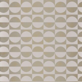 Обои - Casamance - Circles Blanc/Or - 74590620