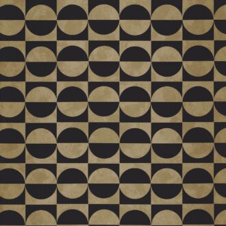 Обои - Casamance - Circles Noir/Or - 74591528