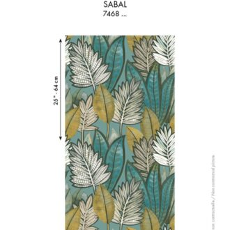 Обои - Casamance - Sabal Vert d'eau - A74680264