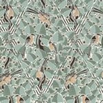 Обои - Casamance - Majoliques Céladon/Métallisé - 74782570