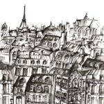 Обои - Casamance - Grands Boulevards Noir/Blanc - 74981834