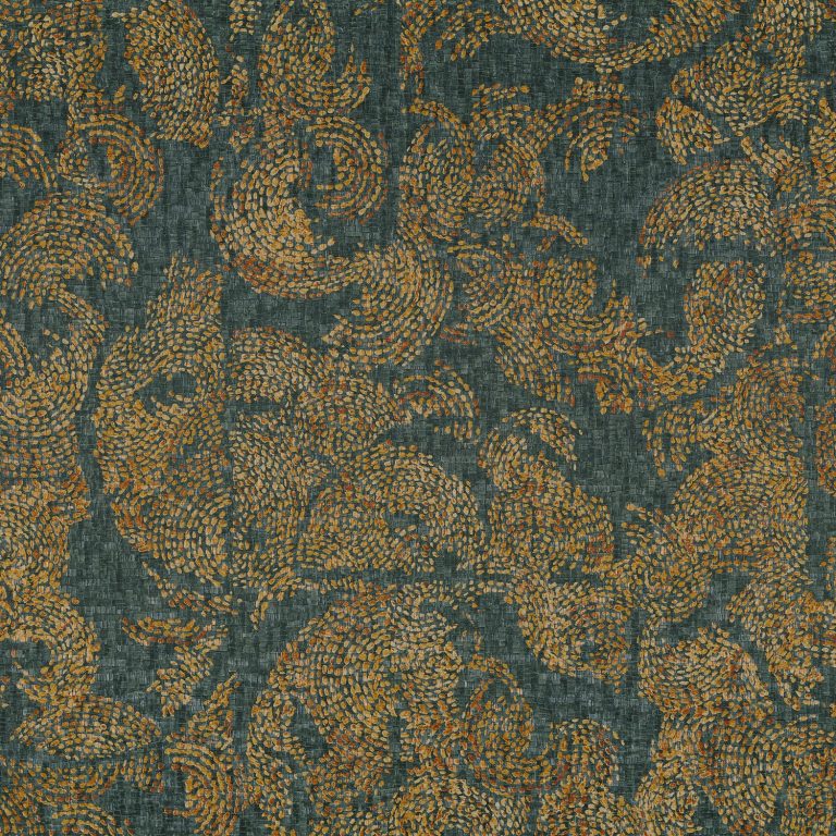 Обои — Casamance — Venetie Emeraude/Dore — 75053484