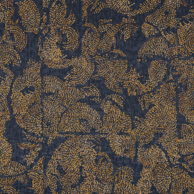 Обои — Casamance — Venetie Marine/Dore — 75053586