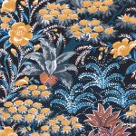 Обои — Casamance — Alba Marine/Terre de Sienne — 75080610