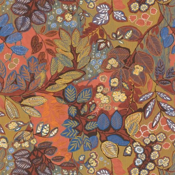 Обои - Casamance - Belle De Nuit Garance/Cobalt - 75091120