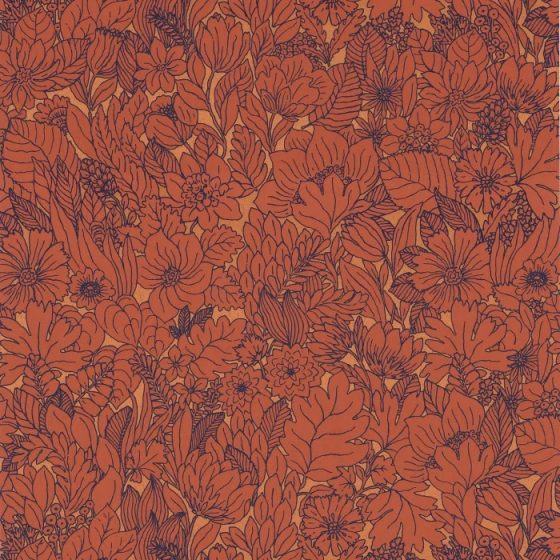 Обои - Casamance - Dahlia Garance/Cuivre - 75111324
