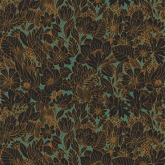 Обои - Casamance - Dahlia Noir/Menthe - 75111528