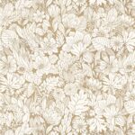 Обои - Casamance - Dahlia Vanille/Or - 75111732