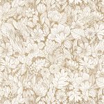 Обои — Casamance — Dahlia Vanille/Or — 75111732