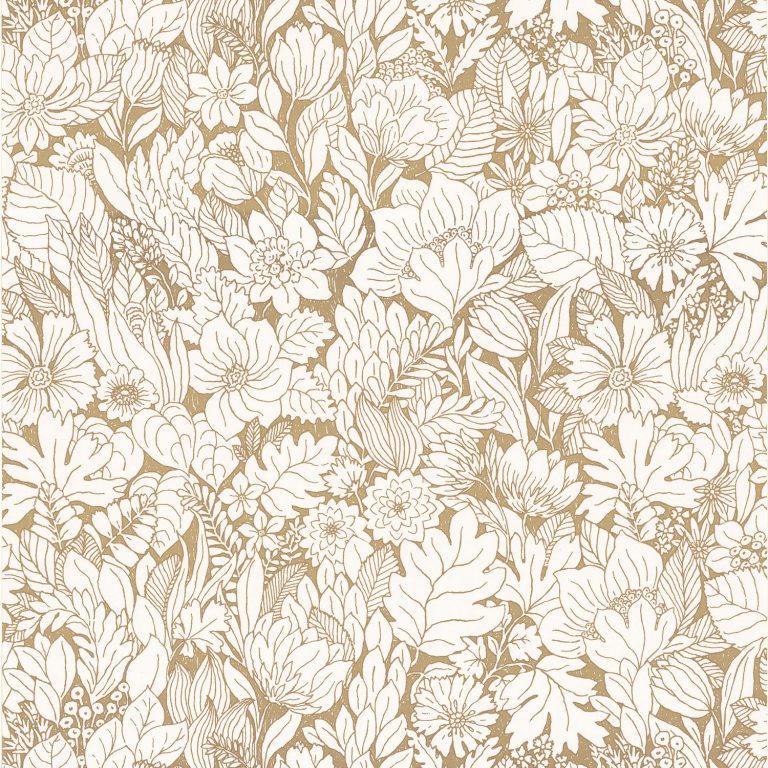 Обои — Casamance — Dahlia Vanille/Or — 75111732