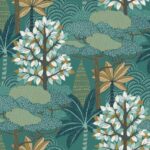 Обои - Casamance - Marakanda Emeraude dore - 75380610