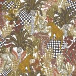 Обои - Casamance - Belize Blanc / Kaki - 75500100