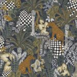 Обои - Casamance - Belize Encre / Kaki - 75500304