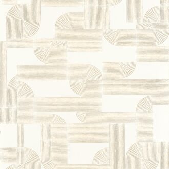 Обои - Casamance - Hector Blanc/Doré - 75701222