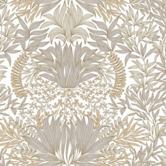 Обои - Casamance - Chardon Blanc/Doré - 75733160